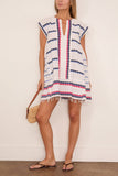 Lemlem Elina Caftan in Kibebi Marine
