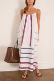 Lemlem Nia Slip Dress in Kibebi Marine