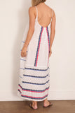 Lemlem Nia Slip Dress in Kibebi Marine