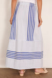 Lemlem Tola Skirt in Shemizi Blue