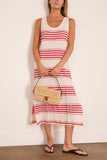 Lemlem Lilian Tank Dress in Eshe Red