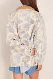 R13 Relaxed Chore Jacket in Dustbloom Indigo