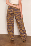R13 Reversible Utility Pant in Green Camo