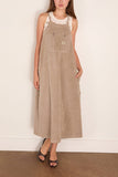 R13 Relaxed Strappy Dress in Stone Grey