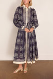 Alemais Banderrra Shirtdress in Ink