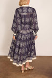 Alemais Banderrra Shirtdress in Ink