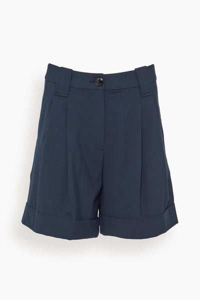 Light Solid Shorts in Sky Captain
