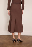 Simkhai Zev Midi Skirt in Chocolate