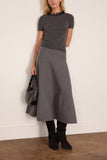 Simkhai Sophie Top in Charcoal Dusty Blue