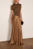 Simkhai Nella Maxi Skirt in Ochre