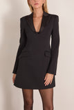 Simkhai Marina Blazer Mini Dress in Black