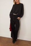 R13 New York 13 Balloon Crewneck in Black