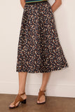 Plan C Pleated Skirt in Brown Fantasy