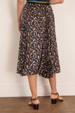 Plan C Pleated Skirt in Brown Fantasy