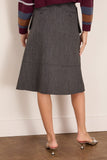 Plan C Skirt in Melange Black and Grey