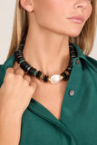 Lizzie Fortunato Milano Pearl Necklace in Horn Multi