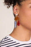 Lizzie Fortunato Sun and Sea Earrings in Multi