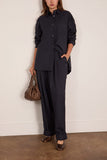 Marni Button Down Shirt in Blue/Black