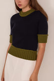 Marni Round Neck Sweater in Eclipse