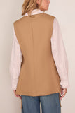 Marni Wool Vest in Biscuit