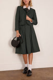 Marni Knee Length Skirt in Spherical Green