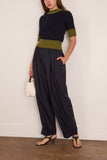 Marni Wide Leg Pants in Blue Black