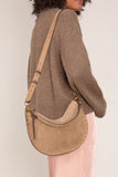 Isabel Marant Oskan Soft Zip Bag in Smoky Taupe