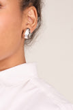 Lizzie Fortunato Mini Arp Earrings in Studded Silver