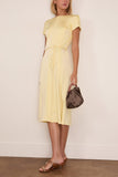 Another Tomorrow Fluid Wrap Dress in Honeysuckle