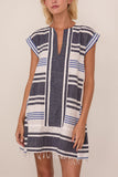 Lemlem Elina Caftan in Marina Blue