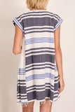 Lemlem Elina Caftan in Marina Blue