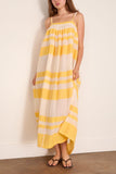Lemlem Eda Slip Dress in Mezimuri Yellow