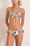 Lemlem Sara Tie Front Top in Adey Soleil
