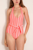 Lemlem Lidya One Piece Swimsuit in Tigist Flame