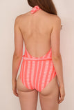 Lemlem Lidya One Piece Swimsuit in Tigist Flame