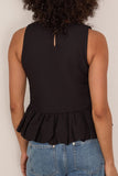 Sea Roni Boatneck Top in Black