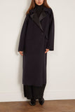Forte Forte Velour Cloth Cape Coat in Night