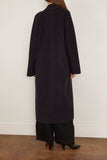 Forte Forte Velour Cloth Cape Coat in Night
