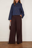 Forte Forte Wool Cloth High Waist Pants in Fondant
