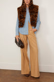 Forte Forte Wool Cloth High Waist Pants in Camel