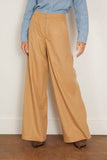 Forte Forte Wool Cloth High Waist Pants in Camel