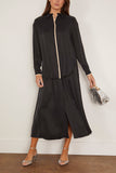 Forte Forte Chic Shirt with Contrasting Details in Black