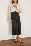 Forte Forte Cupro Midi Skirt in Black