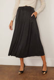 Forte Forte Cupro Midi Skirt in Black