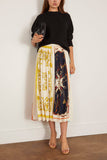Forte Forte The Crown Print Twill Skirt in Night