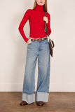 Isabel Marant Hafza Turtlneck Knit in Red