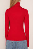 Isabel Marant Hafza Turtlneck Knit in Red