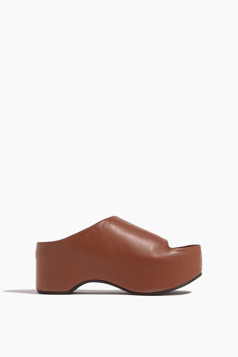 Marni Platforms Platform Sandal in Wood Marni Platform Sandal in Wood