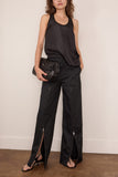 Staud Lynelle Silk Tank in Black