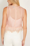 Staud Avi Top in Sandrose